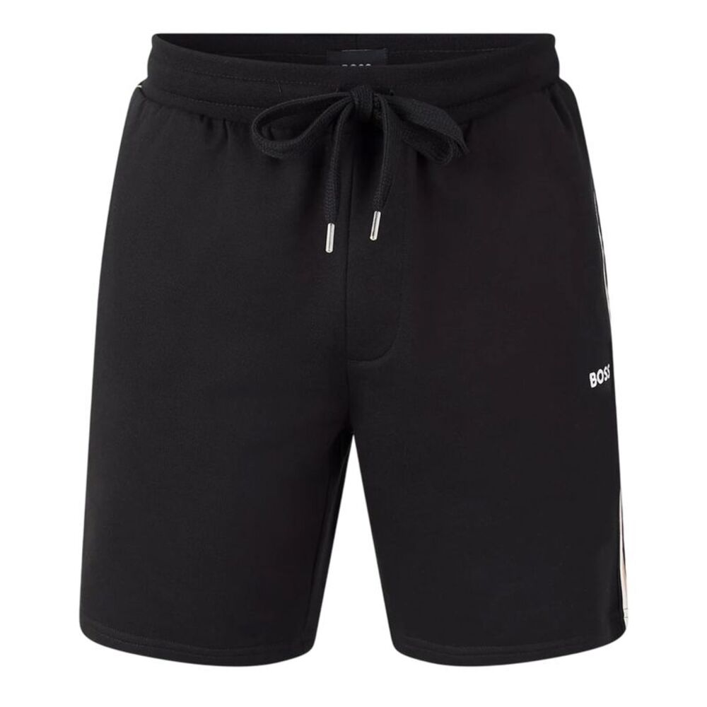Boss Mens Fleece Sweat Shorts / Black
